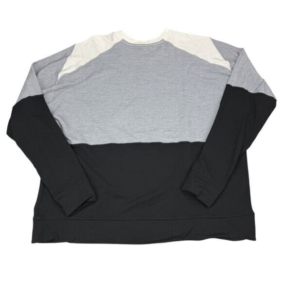 ICEBREAKER Momentum Crew Merino Sweater Women's Size Medium Gray Black - Picture 9 of 9